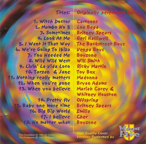 Mega Five : Mega Hits '99 (CD, Comp)