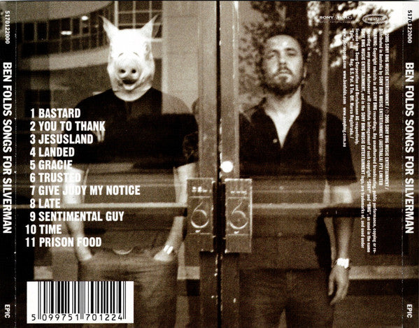 Ben Folds : Songs For Silverman (CD, Album)