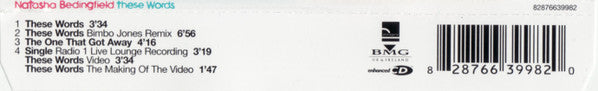 Natasha Bedingfield : These Words (CD, Maxi, Enh)
