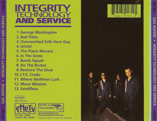 Gas Huffer : Integrity Technology And Service (CD, Album)