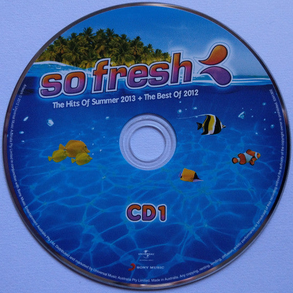 Various : So Fresh: The Hits Of Summer 2013 + The Best Of 2012 (2xCD, Comp)