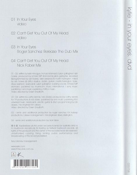 Kylie* : In Your Eyes (DVD, Single, Ltd)