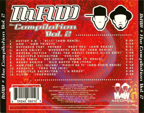 Various : MAW  (The Compilation Vol. 2) (CD, Comp, Mixed)