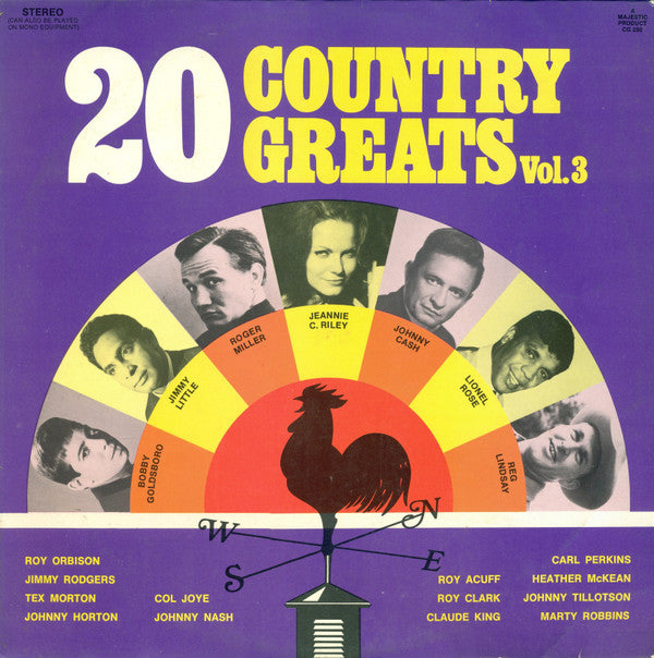 Various : 20 Country Greats Vol. 3 (LP, Comp, Ltd)