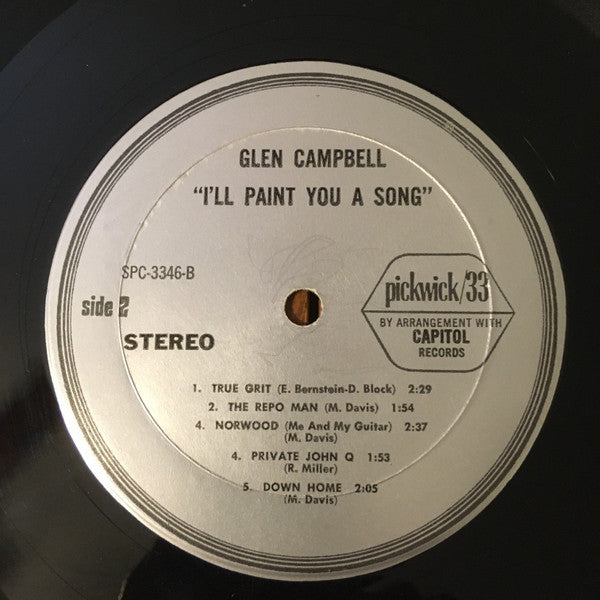 Glen Campbell : I'll Paint You A Song (LP)