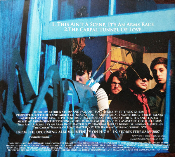 Fall Out Boy : This Ain't A Scene, It's An Arms Race (CD, Single)