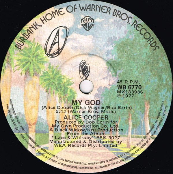 Alice Cooper (2) : (No More) Love At Your Convenience (7")