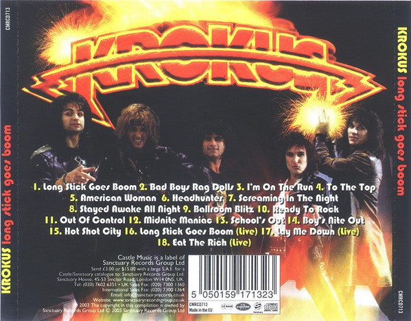 Krokus : Long Stick Goes Boom. The Anthology (CD, Comp)