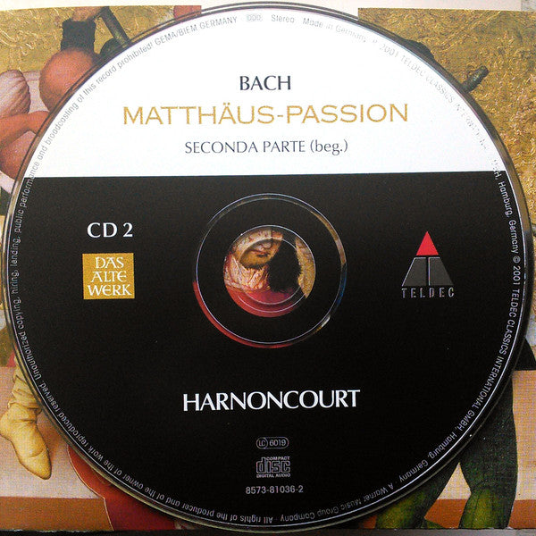 Johann Sebastian Bach - Christoph Prégardien · Matthias Goerne · Christine Schäfer · Dorothea Röschmann · Bernarda Fink, Elisabeth von Magnus · Michael Schade · Markus Schäfer (5) · Dietrich Henschel · Oliver Widmer · Arnold Schoenberg Chor · Die Wiener S : Matthäus-Passion (3xCD, Album, Enh)