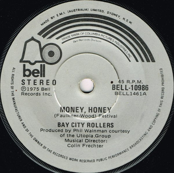 Bay City Rollers : Money Honey (7", Single)