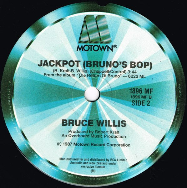 Bruce Willis : Under The Boardwalk (7", Single)