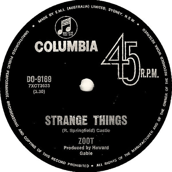 Zoot (2) : Hey Pinky (7", Single)