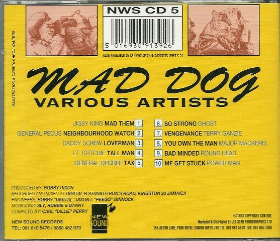 Various : Mad Dog (CD, Album, Comp)