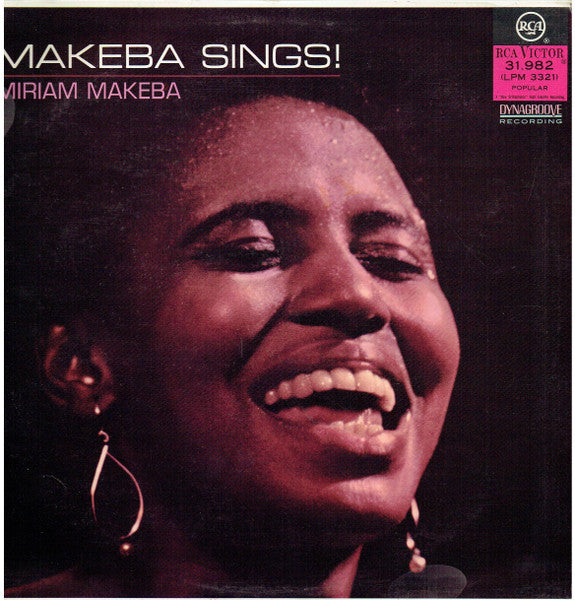 Miriam Makeba : Makeba Sings! (LP, Album, Mono)
