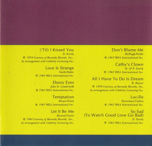 Everly Brothers : The Golden Years Of The Everly Brothers (CD, Comp, RE)