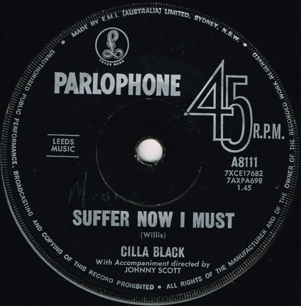 Cilla Black : You're My World (7")