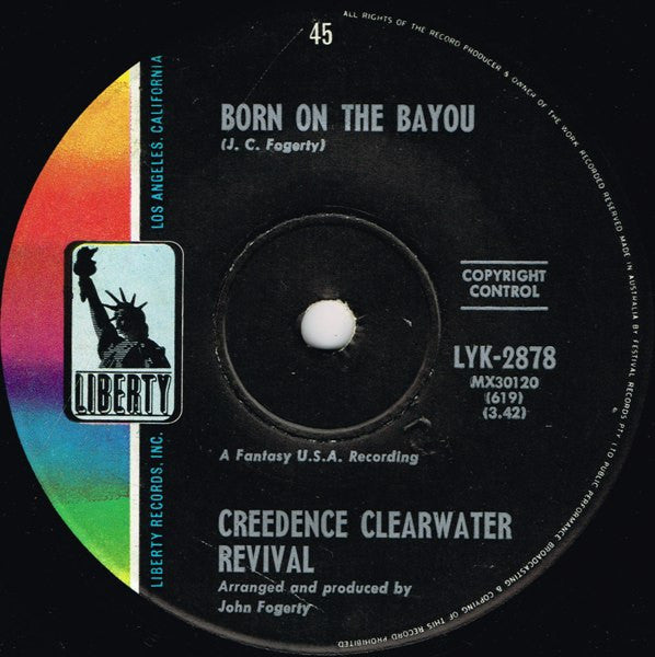 Creedence Clearwater Revival : Proud Mary (7", Single)