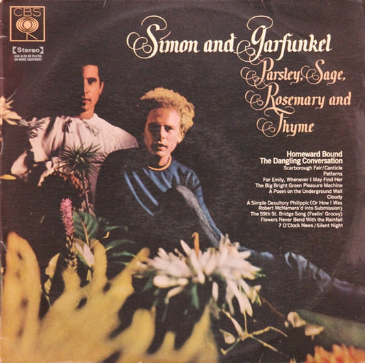 Simon & Garfunkel : Parsley, Sage, Rosemary And Thyme (LP, Album, RE)