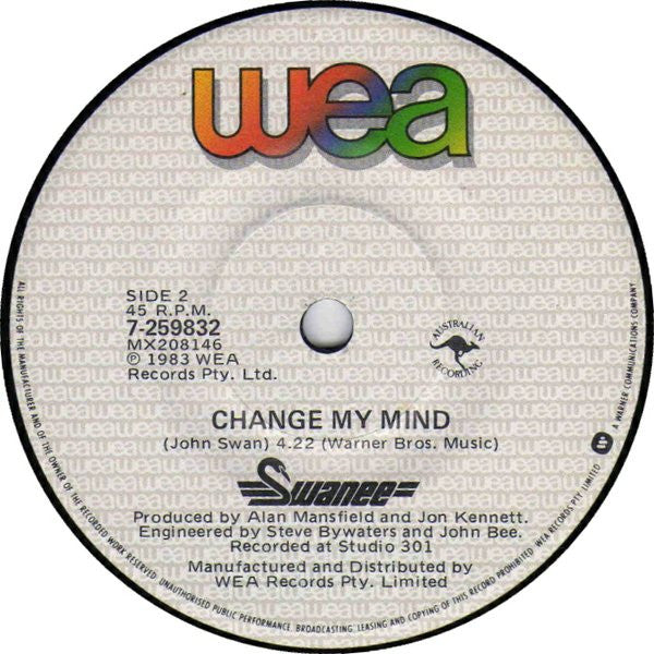 Swanee : Sail Away (7", Single)