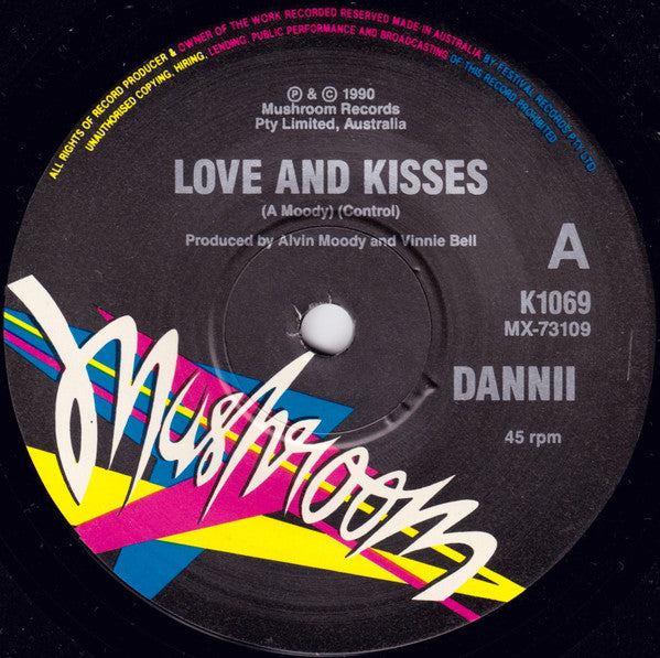 Dannii* : Love And Kisses (7", Single, Ltd)