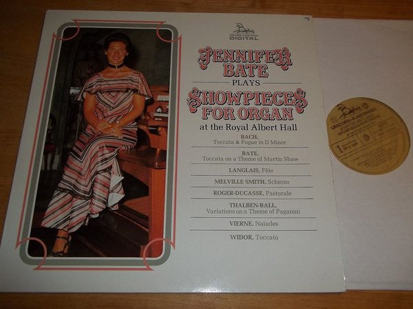 Jennifer Bate : Showpieces For Organ  (LP)
