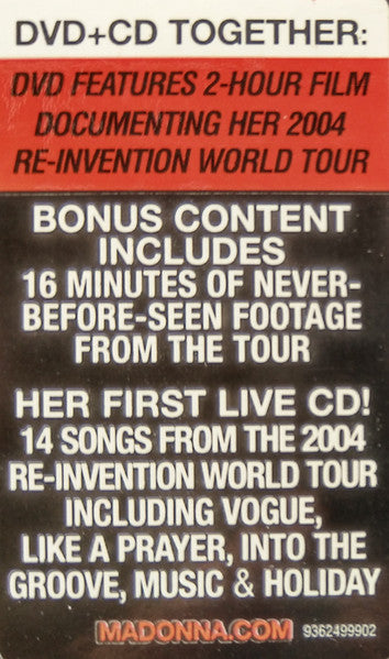 Madonna : I'm Going To Tell You A Secret (DVD, PAL + CD, Comp)