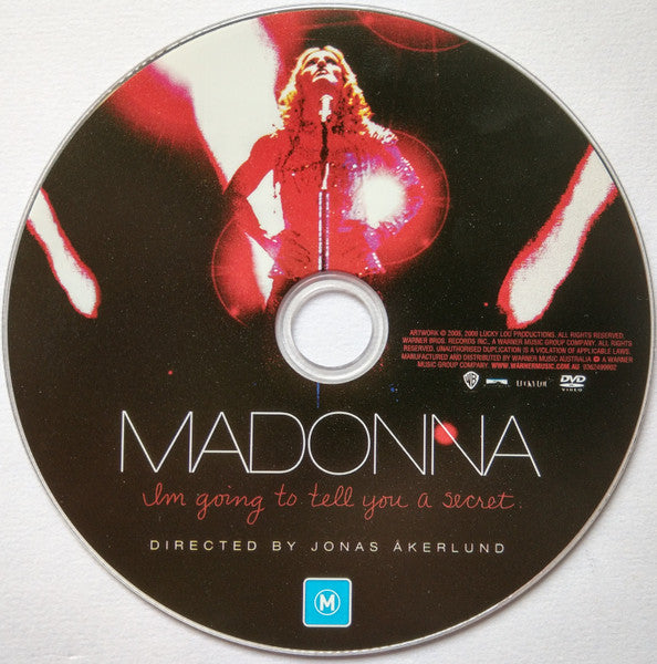 Madonna : I'm Going To Tell You A Secret (DVD, PAL + CD, Comp)
