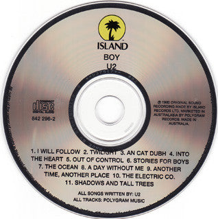 U2 : Boy (CD, Album, RE)
