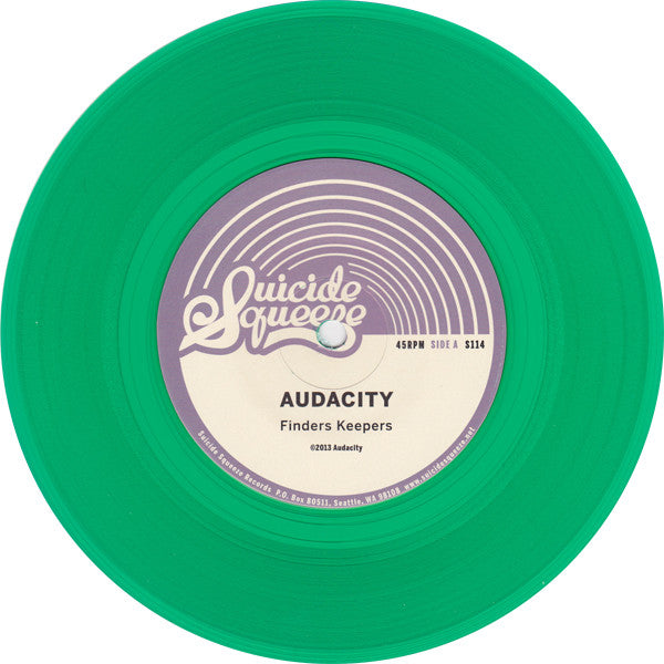 Audacity (3) : Finders Keepers (7", Gre)