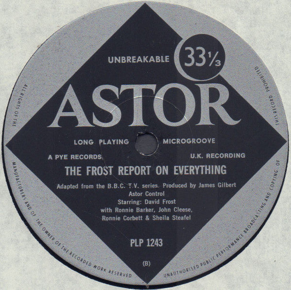 David Frost : The Frost Report On Everything (LP, Album)
