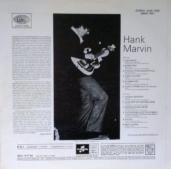 Hank Marvin : Hank Marvin (LP, Album)