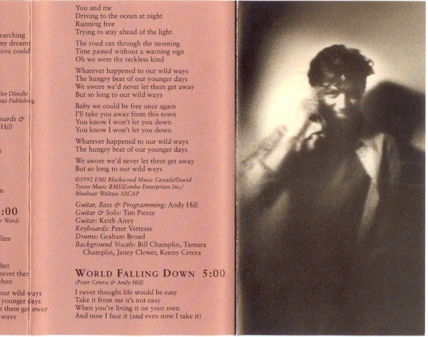Peter Cetera : World Falling Down (Cass, Album, HX )