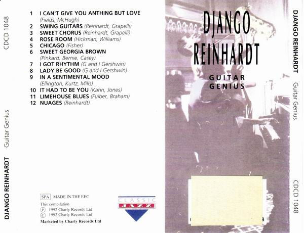 Django Reinhardt : Guitar Genius (CD, Comp)