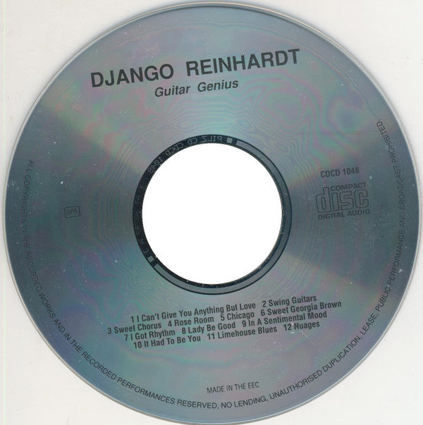 Django Reinhardt : Guitar Genius (CD, Comp)