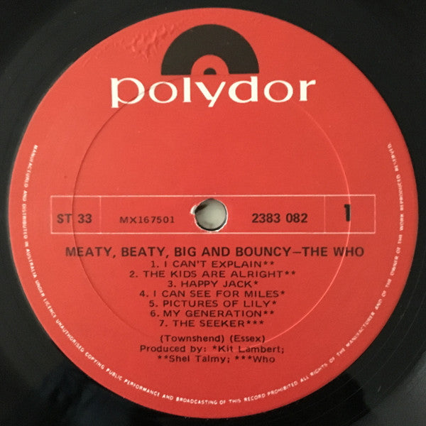 The Who : Meaty Beaty Big & Bouncy (LP, Comp, Gat)