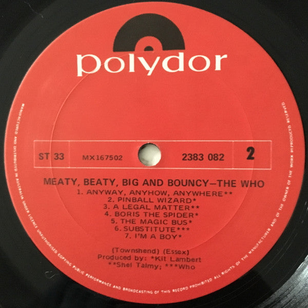 The Who : Meaty Beaty Big & Bouncy (LP, Comp, Gat)