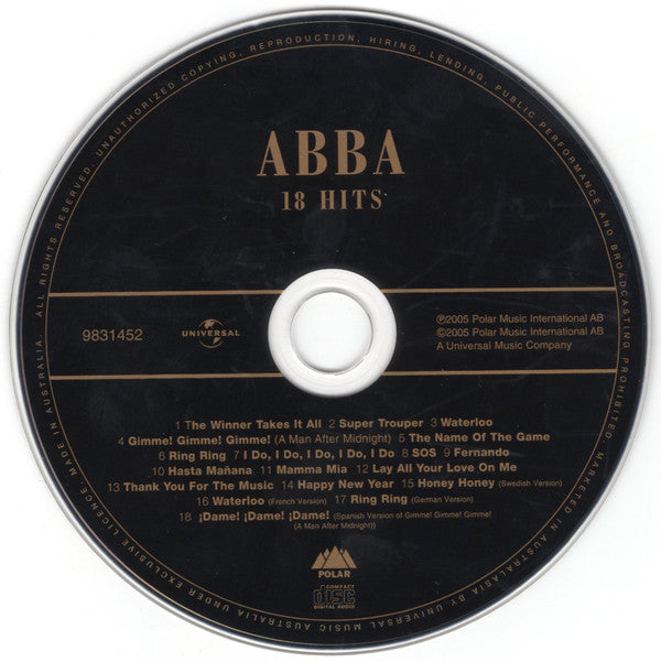 ABBA : 18 Hits (CD, Comp, RM)