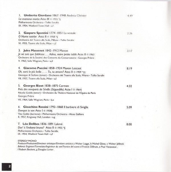 Callas* : La Divina 3 (CD, Comp, Mono, RM)
