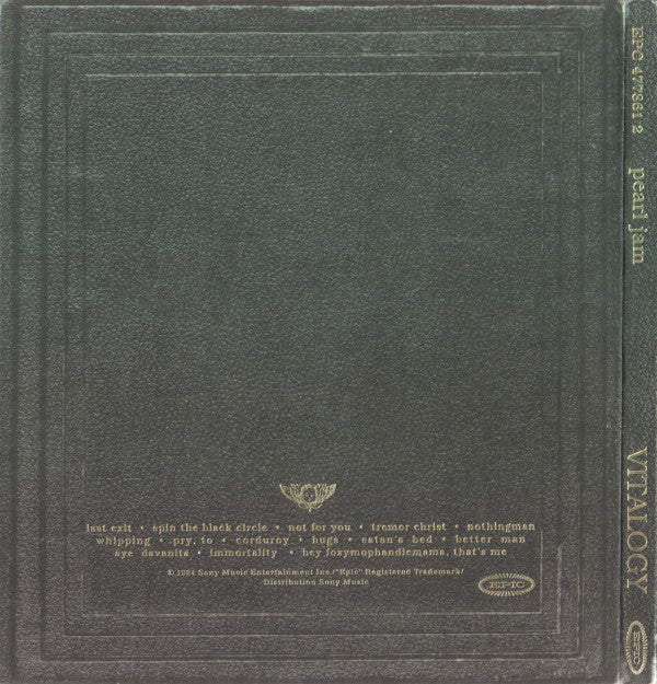 Pearl Jam : Vitalogy (CD, Album, RE, Dig)