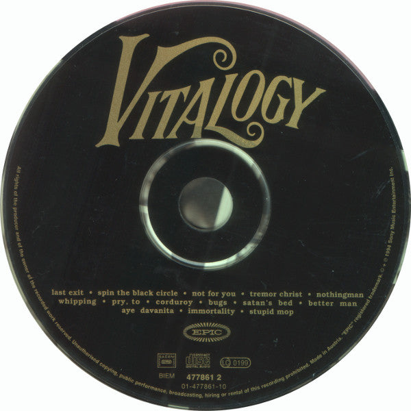 Pearl Jam : Vitalogy (CD, Album, RE, Dig)