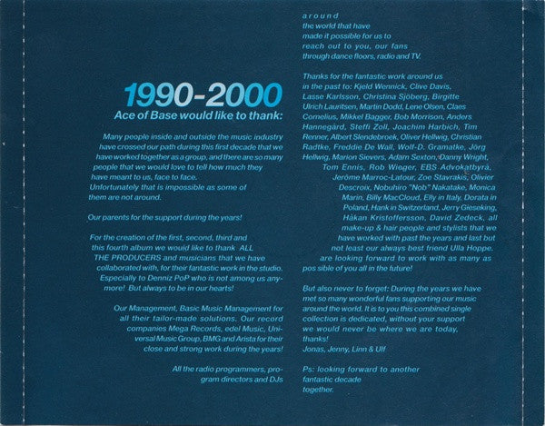 Ace Of Base : Singles Of The 90s (CD, Comp)