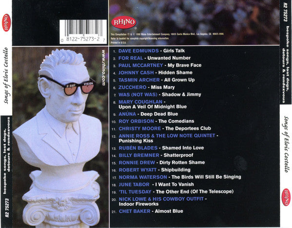 Various : Bespoke Songs, Lost Dogs, Detours & Rendezvous (Songs Of Elvis Costello) (CD, Comp)