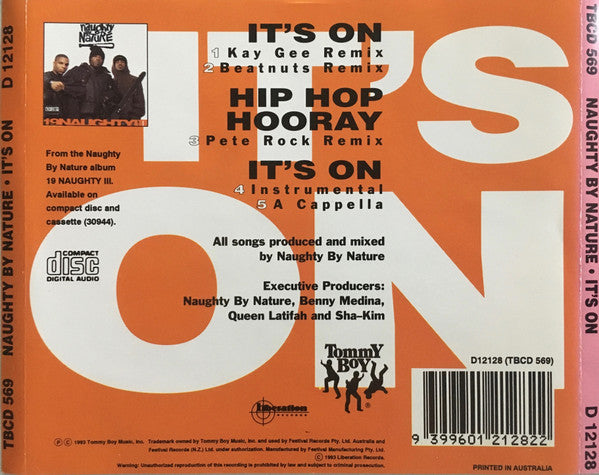 Naughty By Nature : It's On (CD, Maxi)