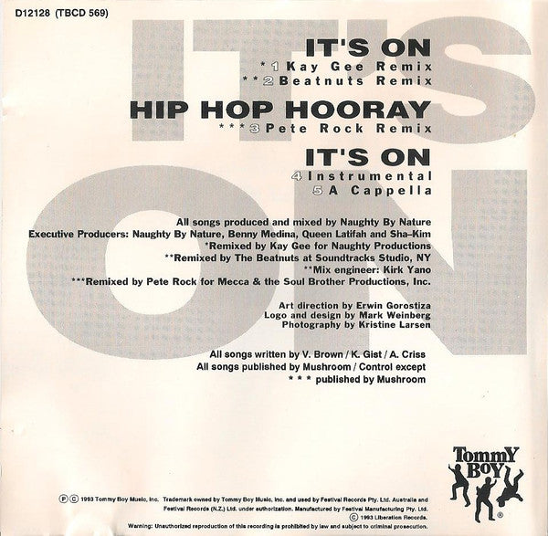 Naughty By Nature : It's On (CD, Maxi)