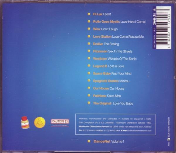 Various : DanceNet Volume 1 (CD, Comp)