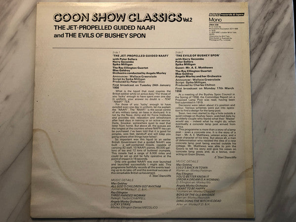 The Goons : Goon Show Classics Vol. 2 (LP, Mono)