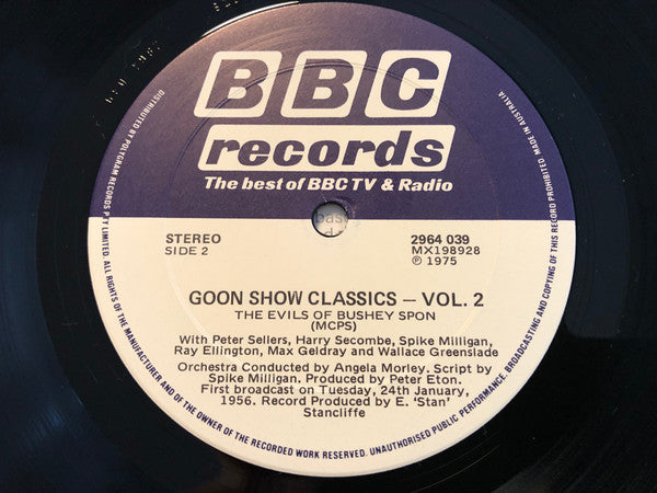 The Goons : Goon Show Classics Vol. 2 (LP, Mono)