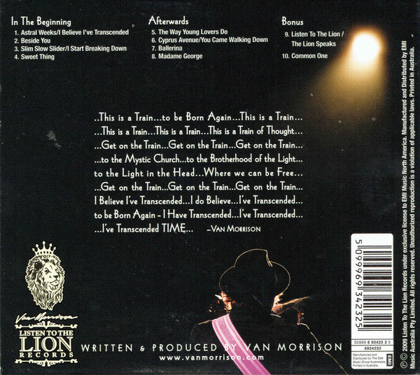 Van Morrison : Astral Weeks Live At The Hollywood Bowl (CD, Album)