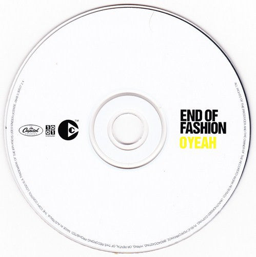 End Of Fashion : O Yeah (CD, Single, Copy Prot.)