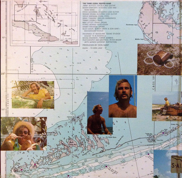 Jimmy Buffett : A1A (LP, Album, Gat)